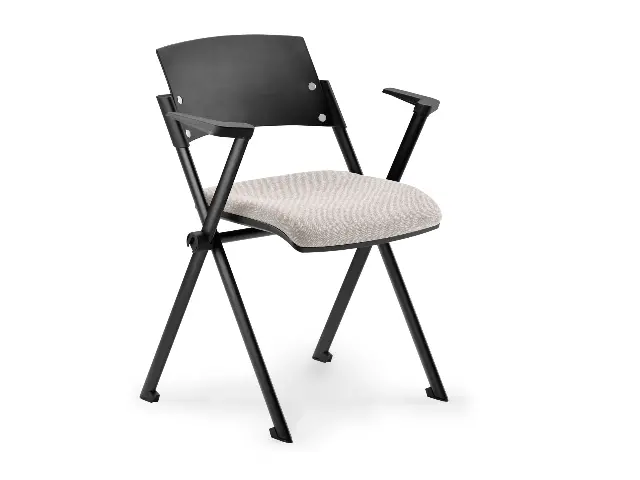 Imagen Silla confidente con brazos asiento tapizado