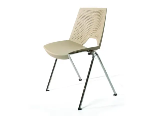 Imagen Silla confidente pilipropileno respaldo perforado 