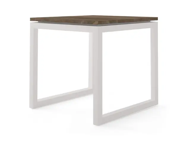 Imagen Mesa baja espera cuadrada. 