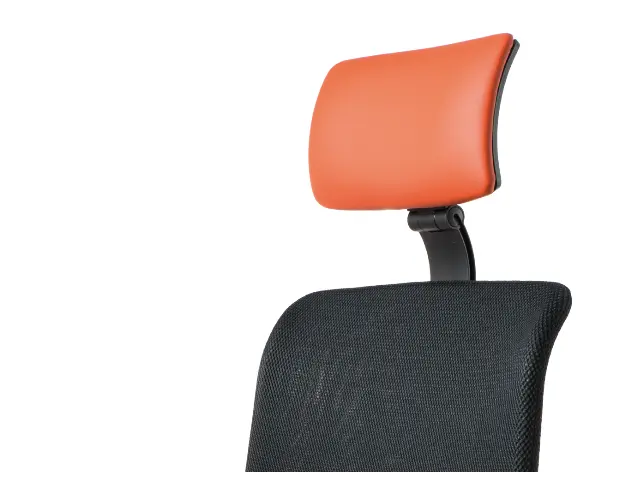 Imagen Silla giratoria c/cabezal . respaldo malla asiento tapizado-trasla 2