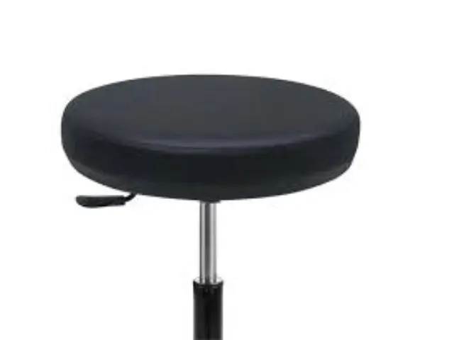 Imagen Taburete giratorio asiento tapizado.  2