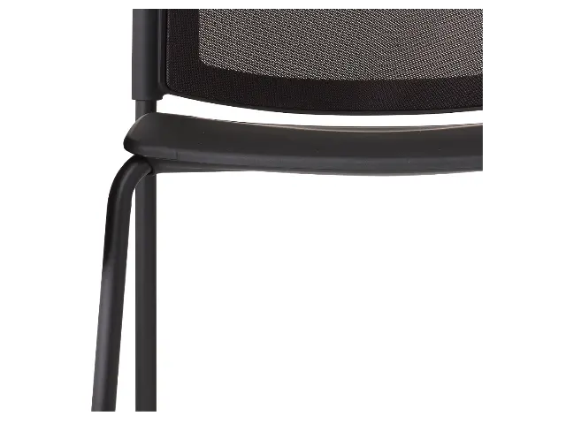 Imagen Silla confidente asiento polipropileno respaldo malla  2
