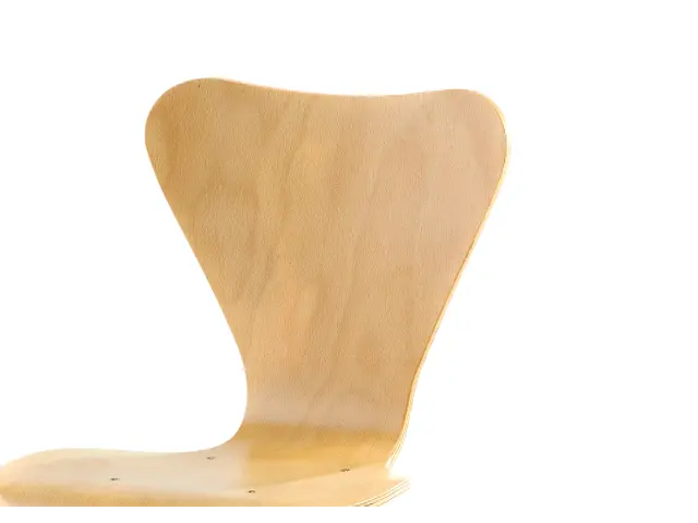 Imagen Silla confidente en madera de haya contrachapada estructura cromada 2