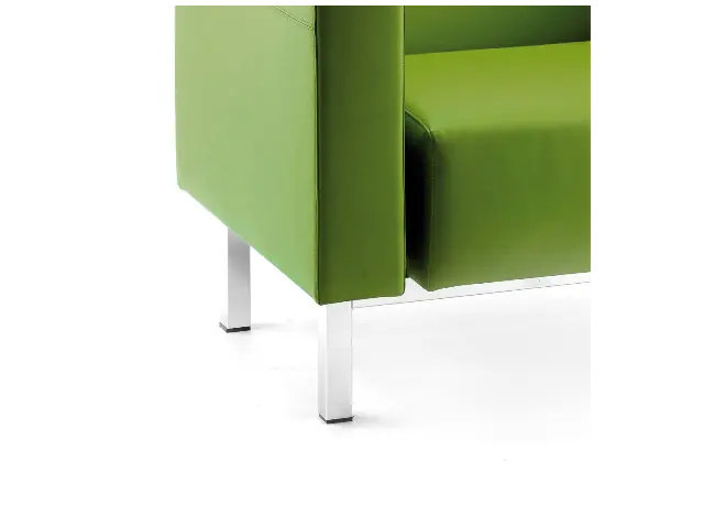 Imagen Sof tapizado 1 plaza con brazos.estructura negro o gris 2