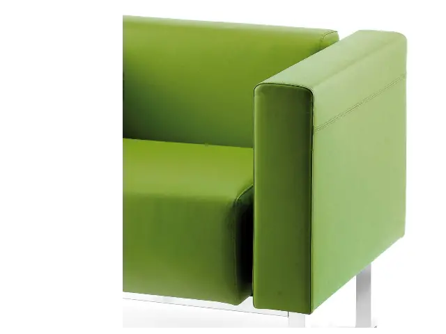 Imagen Sof tapizado 1 plaza con brazos.estructura negro o gris 3