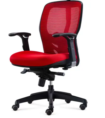 Imagen Asiento Rojo - Respaldo Malla Roja